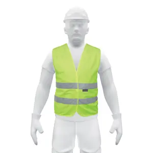 14425 / CHS-500V Truper Chaleco de seguridad verde con cintas de alta visibilidad
