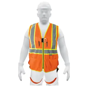 101770 / CHS-700NA Truper Chaleco de seguridad para arnés, alta visibilidad, naranja
