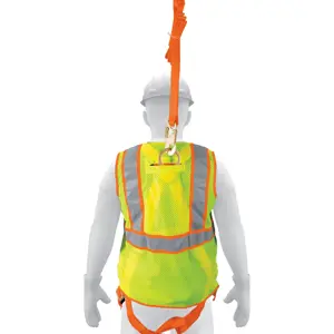 Truper Chaleco de seguridad para arnés, alta visibilidad, verde