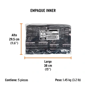 Chaleco seguridad reforzado naranja con bolsas, G, Expert