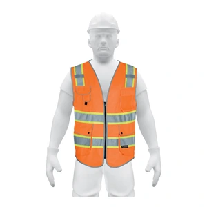 102442 / CHS-900N-XL Chaleco de seguridad de alta visibilidad, naranja, XG,EXPERT
