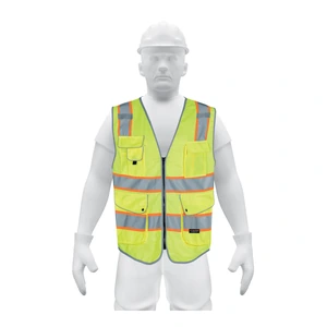 102445 / CHS-900V-XL Chaleco de seguridad de alta visibilidad, verde, XG, EXPERT