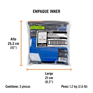 Chaleco brigadista reforzado, azul rey, M, TRUPER EXPERT