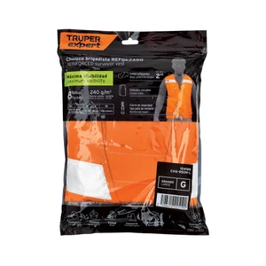 Chaleco brigadista reforzado, naranja, G, TRUPER EXPERT