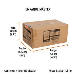 Chaleco brigadista reforzado, naranja, M, TRUPER EXPERT