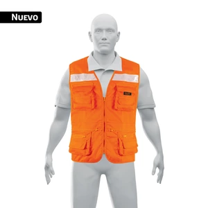 104165 / CHS-950N-M Chaleco brigadista reforzado, naranja, M, TRUPER EXPERT