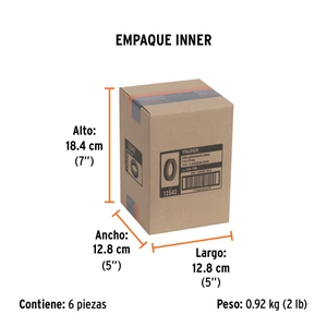Truper Rollo de 5 m de cinta antiderrapante negra 25mm con abrasivo