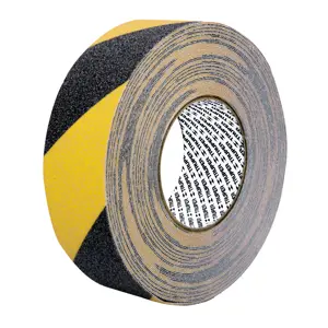 101449 / CIA-218P Truper Rollo 18 m de cinta antiderrapante ama/negra 50mm c/abrasivo