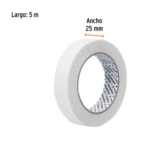 Truper Rollo 5 m cinta antiderrapante transp. 25mm p/áreas húmedas