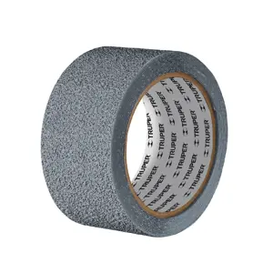 Truper Rollo de 5 m cinta antiderrapante 50mm gris p/áreas húmedas