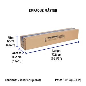 Volteck Bolsa con 10 cinchos plásticos 175 lb, 700x9 mm, naturales