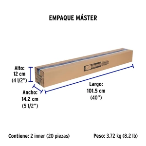 Volteck Bolsa con 10 cinchos plásticos 175 lb, 900x9 mm, naturales