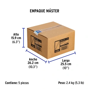 Volteck Bolsa con 1000 cinchos plásticos 18lb, 150x2.5 mm, naturales
