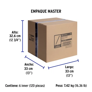 Volteck Bolsa con 100 cinchos plásticos 18 lb, 200x2.5 mm, negros