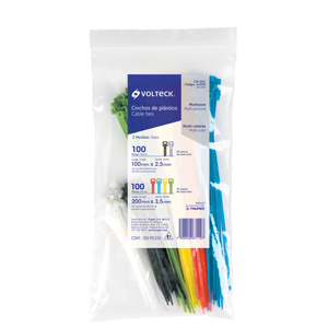 44019 CIN 20C TRUPER Bolsa Con 200 Cinchos Pl sticos En Colores 