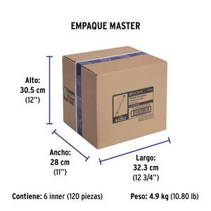 Volteck Bolsa con 50 cinchos plásticos 40 lb, 150x3.5 mm, naturales
