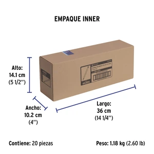 Volteck Bolsa con 50 cinchos plásticos 40 lb, 250x3.5 mm, naturales