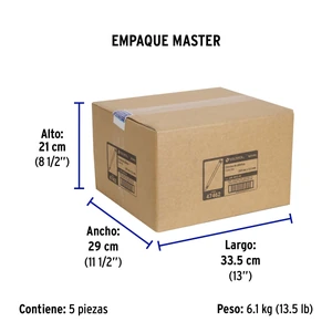 Volteck Bolsa con 1000 cinchos plásticos 40lb, 250x3.5 mm, naturales