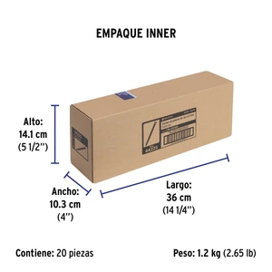 Volteck Bolsa con 50 cinchos plásticos 40 lb, 250x3.5 mm, negros
