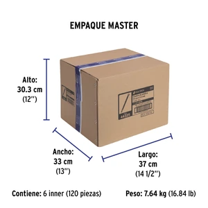 Volteck Bolsa con 50 cinchos plásticos 40 lb, 250x3.5 mm, negros