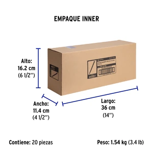 Volteck Bolsa con 50 cinchos plásticos 50 lb, 250x4.5 mm, negros