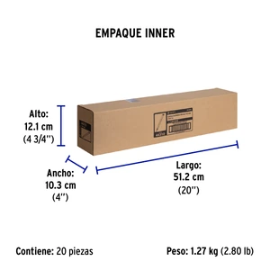Volteck Bolsa con 25 cinchos plásticos 50 lb, 400x4.5 mm, naturales