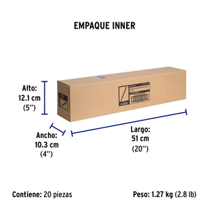 Volteck Bolsa con 25 cinchos plásticos 50 lb, 400x4.5 mm, negros