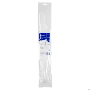 44311 / CIN-5050 Volteck Bolsa con 25 cinchos plásticos 50 lb, 500x4.5 mm, naturales