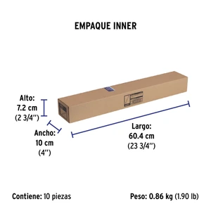 Volteck Bolsa con 25 cinchos plásticos 50 lb, 500x4.5 mm, naturales