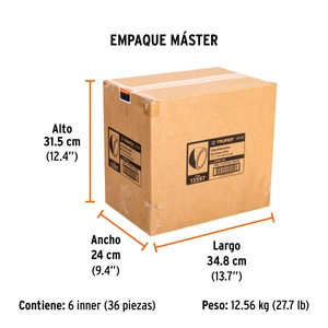 Rollo de 33 m de cinta delimitadora amarilla / negro, Truper
