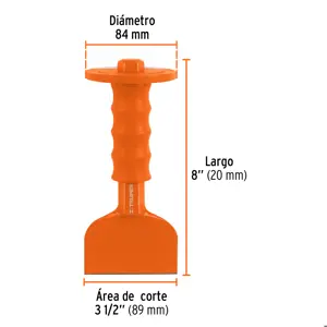Cincel ladrillero 3-1/2 X 8