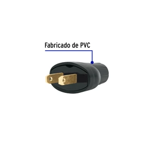 2 Clavijas de PVC, Volteck