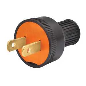 46210 / CL-HR 2 Clavijas no polarizadas redondas de PVC, Volteck