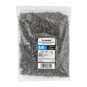 Fiero Bolsa con 1 kg de clavos alfilerillos de 5/8