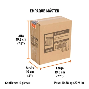 Caja con 2500 clavos calibre 16, 30 mm para CLNE-16, Truper