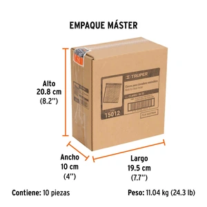 Caja con 2500 clavos calibre 16, 32 mm para CLNE-16, Truper