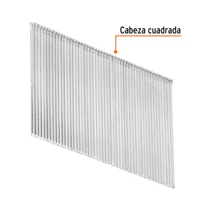 Caja con 2500 clavos calibre 16, 50 mm para CLNE-16, Truper