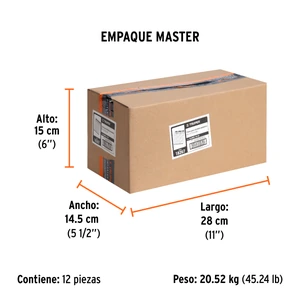 Caja con 5000 clavos calibre 18, 40 mm para CLNE-18, Truper