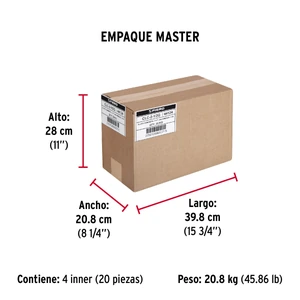 Fiero Bolsa con 1 kg de clavos para concreto galvanizados 2-1/2