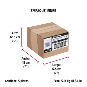 Fiero Bolsa con 1 kg de clavos para concreto galvanizados 2