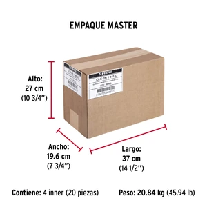 Bolsa con 1 kg de clavos para concreto negros 2