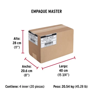 Fiero Bolsa con 1 kg de clavos para concreto galvanizados 3