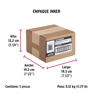 Bolsa con 1 kg de clavos para concreto negros 3