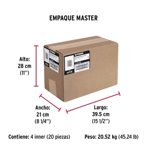 Bolsa con 1 kg de clavos para concreto negros 3