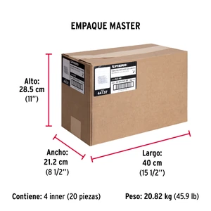 Fiero Bolsa con 1 kg de clavos para concreto galvanizados 4