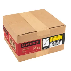 Fiero Kilo de clavos para concreto 1-1/2