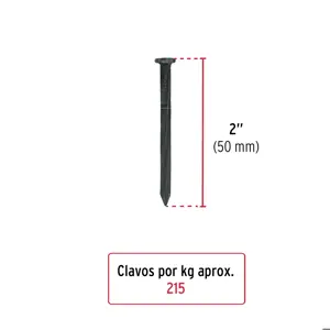Kilo de clavos para concreto 2