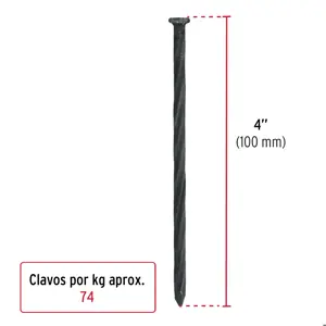 Kilo de clavos para concreto 4