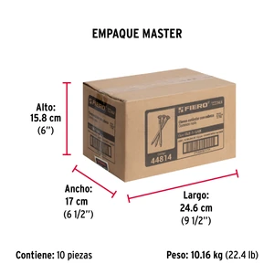 Bolsa con 1 kg de clavo estándar 1-1/4