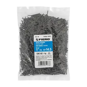 Bolsa con 1 kg de clavo estándar 1